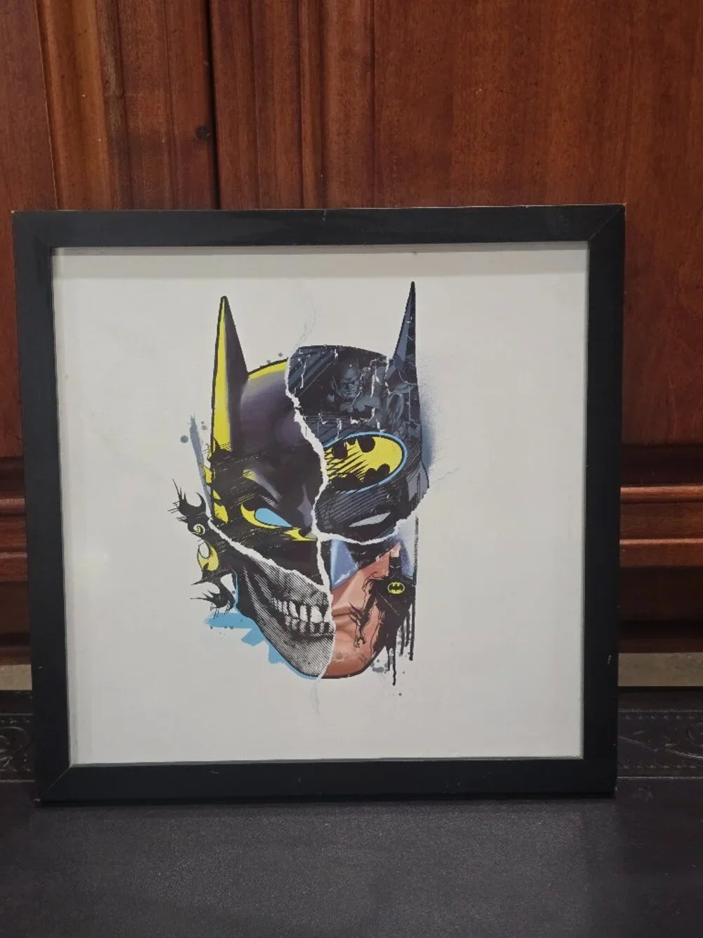 Batman Dark Theme Face Hobby Lobby Open Road Brands Picture and Frame Home Decor
